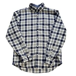 Express Plaid Shirt Long Sleeve Button Down Checkered Mens Size M